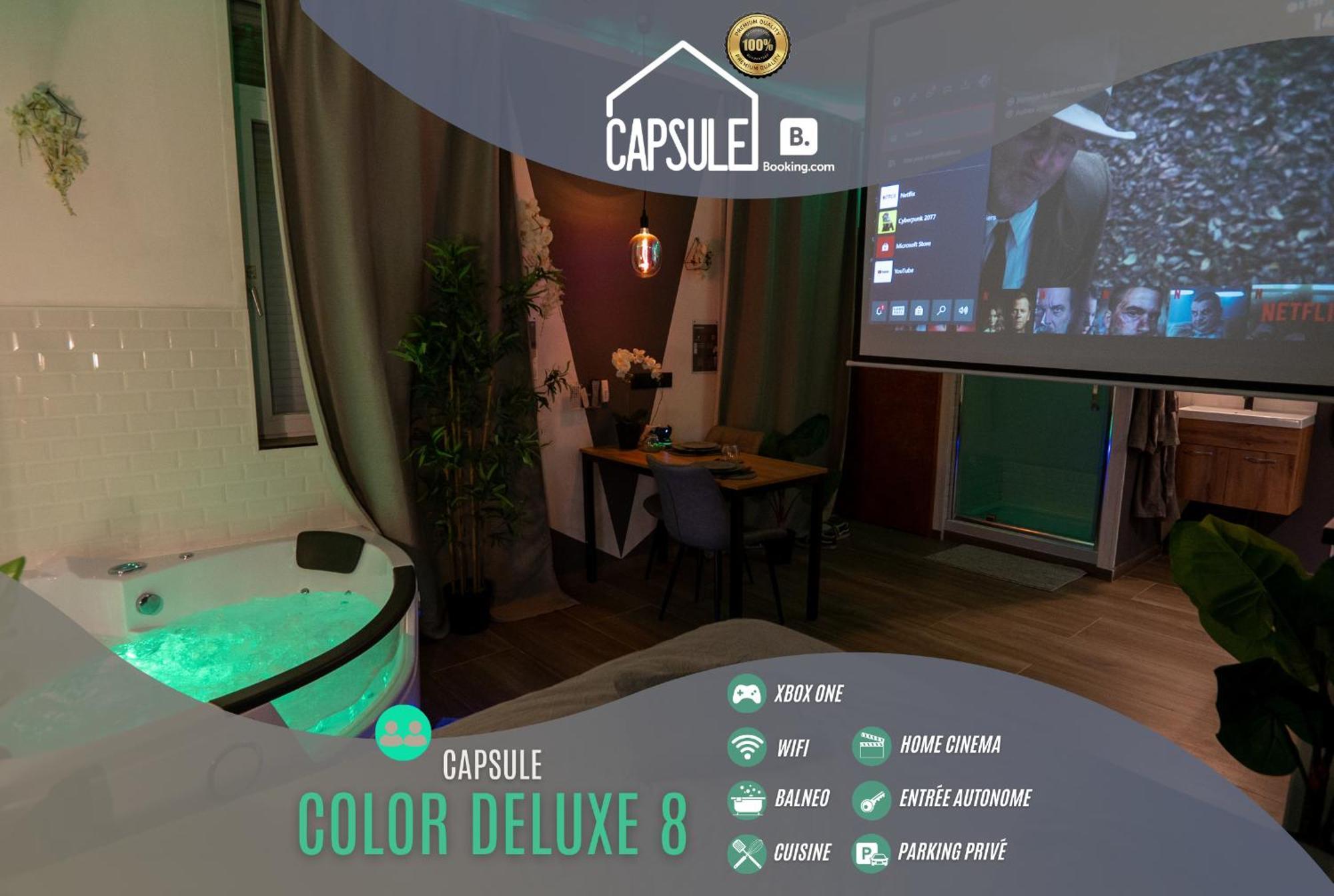 Capsule Color Deluxe Balneo I Ecran Home Cinema I Console De Jeux Trith-Saint-Leger Exterior photo