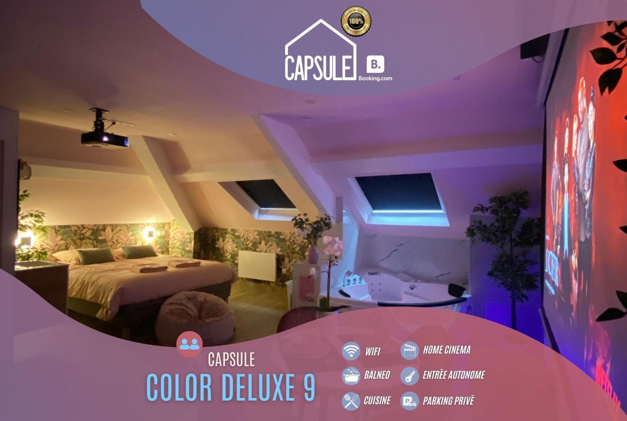 Capsule Color Deluxe Balneo I Ecran Home Cinema I Console De Jeux Trith-Saint-Leger Exterior photo